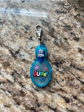 ZIP Lights My Name Aubrey Personalized Keychain